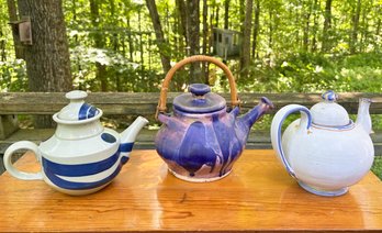 A Trio Of Unusual Teapots