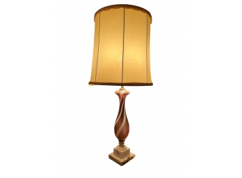 Stunning Vintage Blown Glass Table Lamp