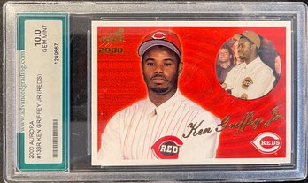 2000 Aurora Ken Griffey Jr. Graded AGS 10 GEM MINT