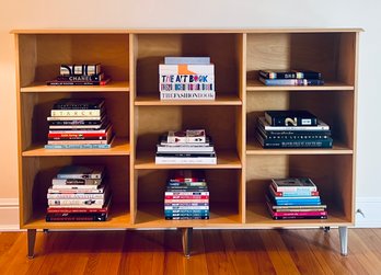 Custom Blond Wood Contemporary Shelf Unit By Blueprint