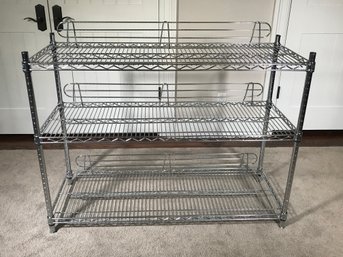 Like New NSF Wire METRO Rack - Each Shelf Has Backsplash - 36-1/2' X 47-1/2' - Brand New Condition - WOW !