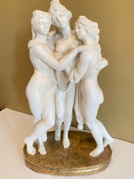 The Three Graces Ancient Greek Statue Museum Copy By Teorema Made In Italy