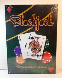 Blackjack Tin Sign - BRAND NEW!