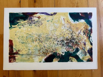 Zao Wou-Ki, Lithograph, Signed, Dated & Numbered