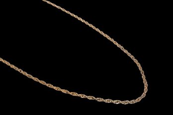 Beautiful Gold Over 925 Silver Necklace