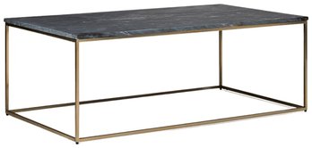 A West Elm Marble Brass Coffee Table