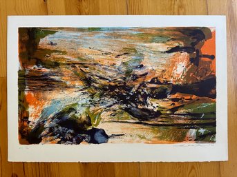 Zao Wou-Ki, Lithograph, Signed, Dated & Numbered