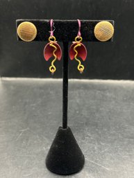 2 Pairs Pierced Earrings