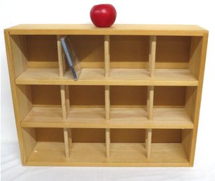 Napa Valley Unfinished Pine Wood CD / Knick Knack Shelf - 3 Tiers