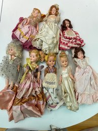 Collection Of Seven Vintage Madam Alexander ??? Dolls. Up To 11 Tall