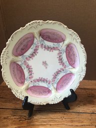 Vintage Oyster Plate - 8 1/4' Across.  Lot 19