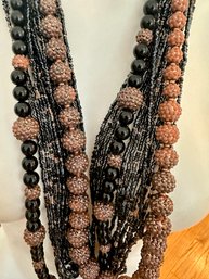 Trio Of Beaded Necklaces, Two Kenneth Jay Lane