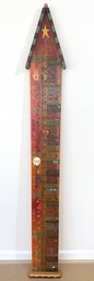 Limited Edition Sticks Hand Made Folk Art Hand Made Growth Chart With Pegs, Retails For $1,840