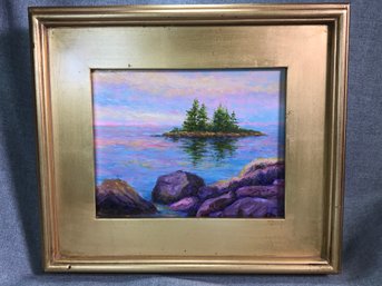 Beautiful SYLVIA DYER Oil On Board - Paid $1,500 - Island Impressions - Bought At July 4th Show -7/4/12
