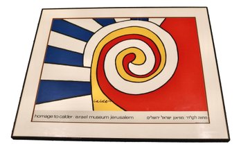 Homage To Calder Poster By Alexander Calder 1977 Original Lithograph Poster