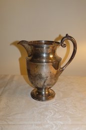 Sterling Silver Pitcher, 10 Tall X 9 Wide- Marked