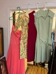 Lot Of 4 MCM Vintage Dresses