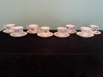 Lot Of Mismatch Teacups & Saucers