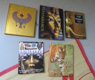 A Nice Lot Of Primarily Egyptian Themed Coffee Table Books