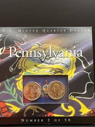 A Celebration Of The 50 States Pennsylvania Quarters