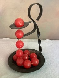 Mid Century Modern Ball Chain Candle Holder