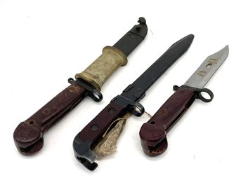 A Trio Of Bayonets