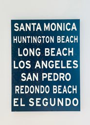 California Beach Decorative Canvas Panel