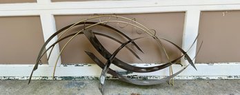 Metal Wall Sculpture - Wheat Sheaf Design Believed To Be C Jere