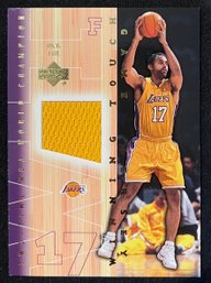 2001 Upper Deck Winning Touch Rick Fox Game Used Jersey Relic