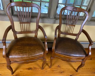 Pair Of Henredon Arm Chairs
