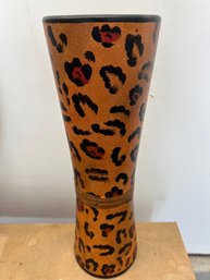 Leopard Style Ceramic Vase