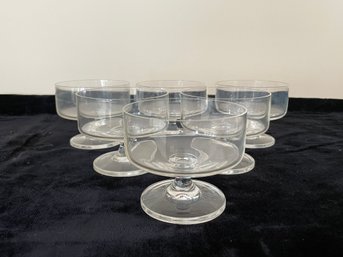 Vintage Clear Stemmed Mousse Cups