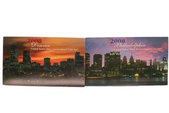 2008 Philadelphia & Denver United States Mint Uncirculated Set W/ COA