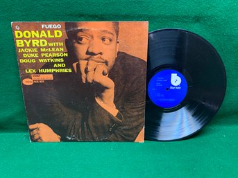 Donald Byrd With Jackie McLean. Fuego On 1960 Blue Note Records. Later Pressing.