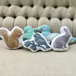 A Collection Of Pillows Perfect For The Nursery - Woodland Creatures