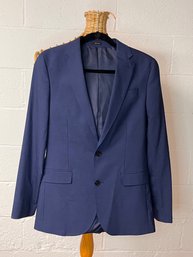 Men's  J Ferrar Two Button Front Blue Blazer - Slim Fit, Chest 36'