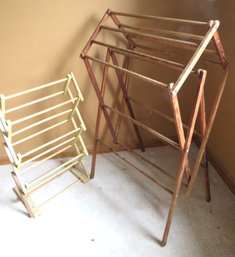 2 Vintage Dryer Clothing Racks