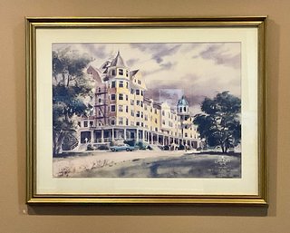 LARGE SAMOSET RESORT MAINE Custom Print From Deck The Walls