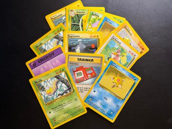 12 Miscellaneous Pokemon Cards 1990's