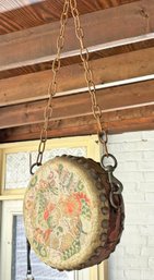 A Vintage Hand Painted Chinese Drum