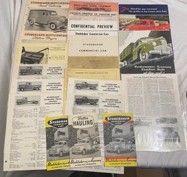 1941 Studebaker Pamphlets, Advertisements And More