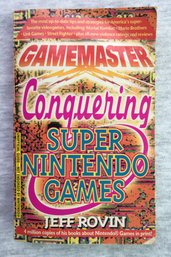 Conquering Super Nintendo Games Gamemaster 1994 Book By Jeff Rovin