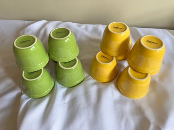 12 Crate And Barrel Handless Cup Set (Study)