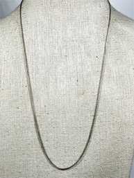 Sterling Silver Italian Chain Necklace 18' Long