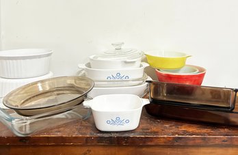 Vintage Pyrex, Corning Ware, And More