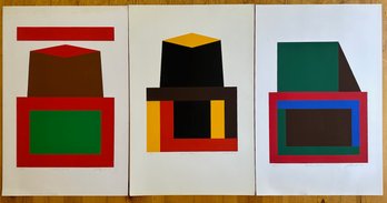 Trio Of Lithographs By Joseph Stefanelli (1921-2017)