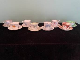 Beautiful Lot Of Teacups With Saucers