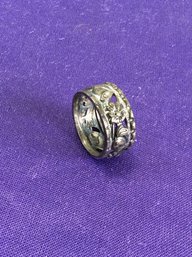 Sterling Floral Ring