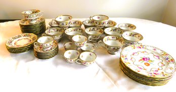 Schumann Arzberg Germany Dresden Flower Cups, Saucers & Plates