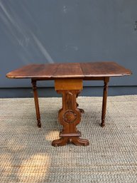 Fabulous Antique Irish Drop Leaf Breakfast Table